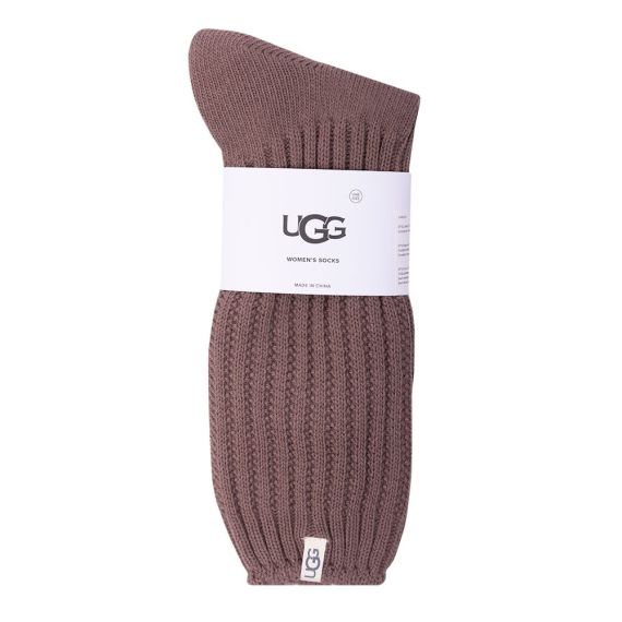 UGG Ladies Tyla Slouchy Crew Socks In Allspice 