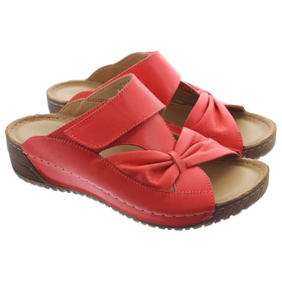 ADESSO Ladies Lexi Bow Mules In Watermelon