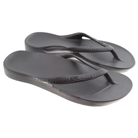 ARCHIES Ladies Archies Original Flip Flops In Black