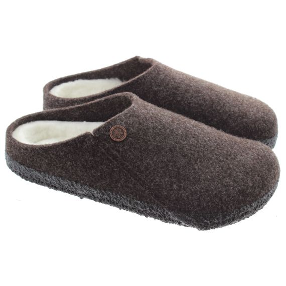 BIRKENSTOCK Ladies Zermatt Shearling Mules In Mocha