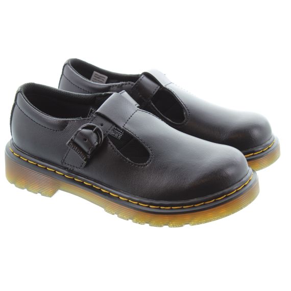 DRMARTENS Kids Polley in Black