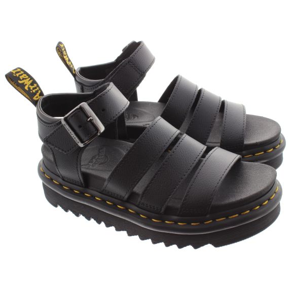 DR MARTENS Ladies Blaire Athena Sandlas In Black 