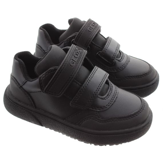 GEOX Kids Theleven Velcro Shoes In Black
