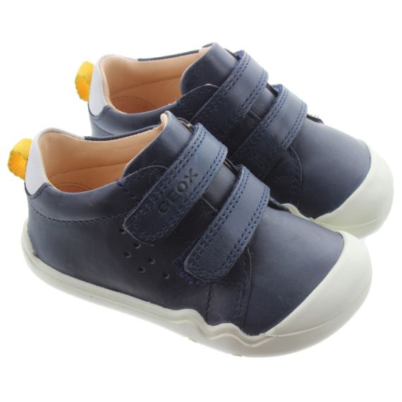 GEOX Kids Steppie Up Barefoot Boots In Navy