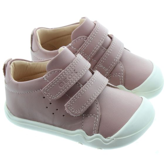 GEOX Kids Steppie Up Barefoot Boots In Pink
