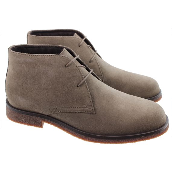 GEOX Mens Claudio Desert Ankle Boots In Dove