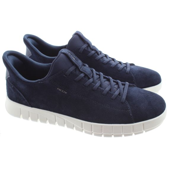 GEOX Mens Flextride Plus Fast In Trainers In Navy