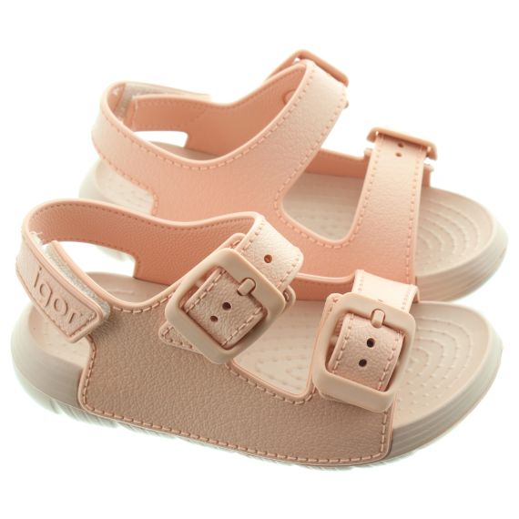 IGOR Kids Maui Sandals In Pink
