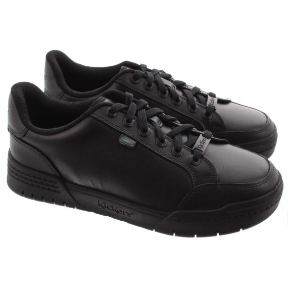 KICKERS Klapton Lacer Shoes In Black