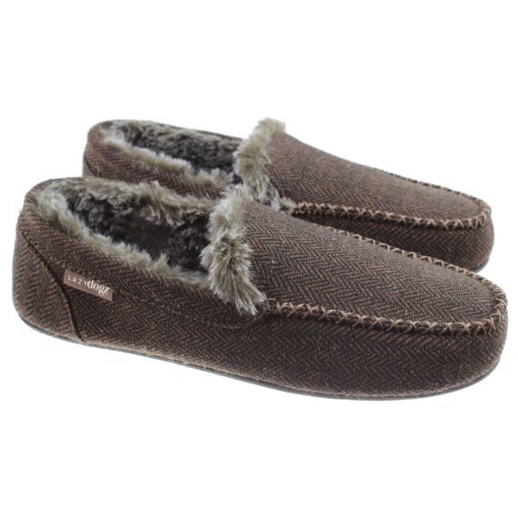 GOODYEAR Mens Hendrix Slippers In Brown