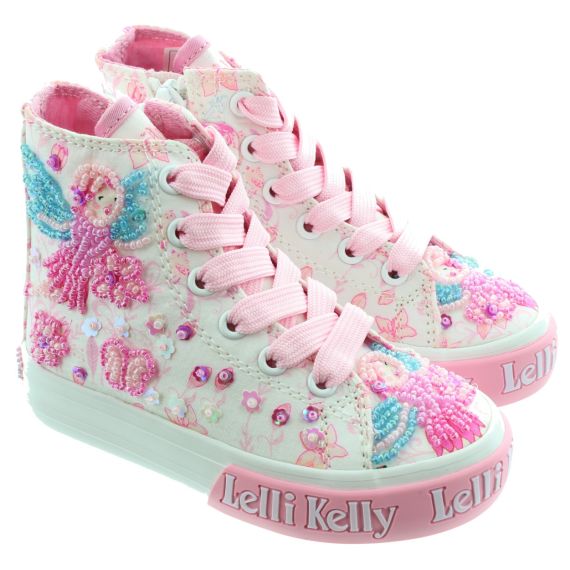 LELLI KELLY Kids LK4166 Fairy Boots In White 