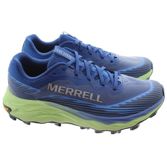 MERRELL Mens Agility Peak 6 Trail Running Trainers In Dark Blue