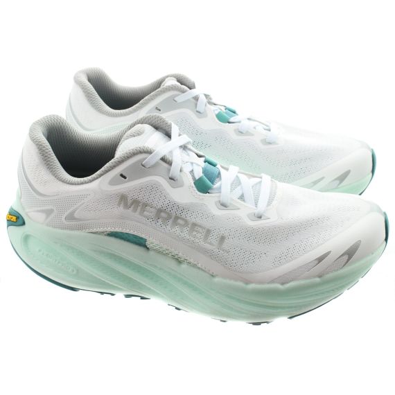 MERRELL Ladies Promorph Running Trainers In White Spearmint 