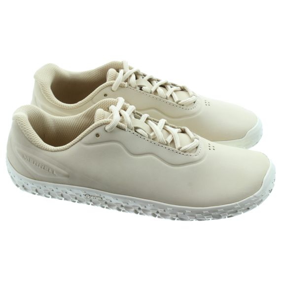 MERRELL Ladies Barefoot Vapor Glove 7 Leather Shoes In Poplar