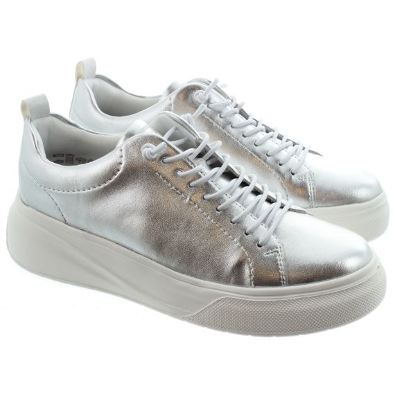 RIEKER Ladies W2301 Trainers In Silver 