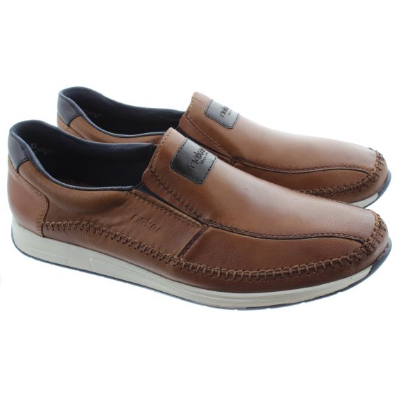 RIEKER Mens 11962 Slip On Shoes In Tan