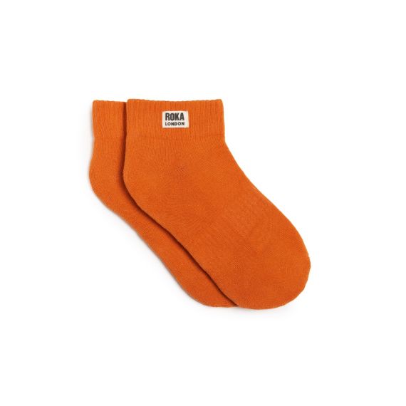 ROKA Wembley Socks In Burnt Orange 