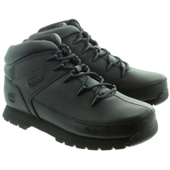 TIMBERLAND Kids Eurosprint Lace Boots in Black