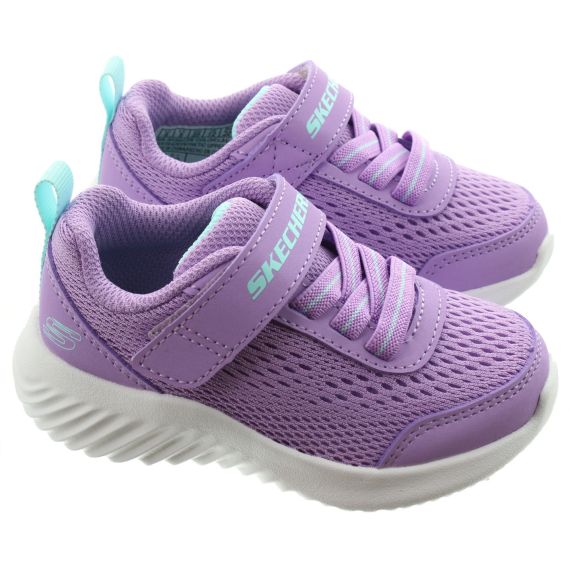 SKECHERS Kids 303622N Free And Easy Machine Washable Trainers In Lavender 