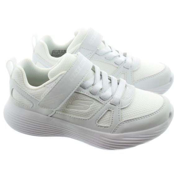 SKECHERS Kids 405090L Go Run Trainers In White