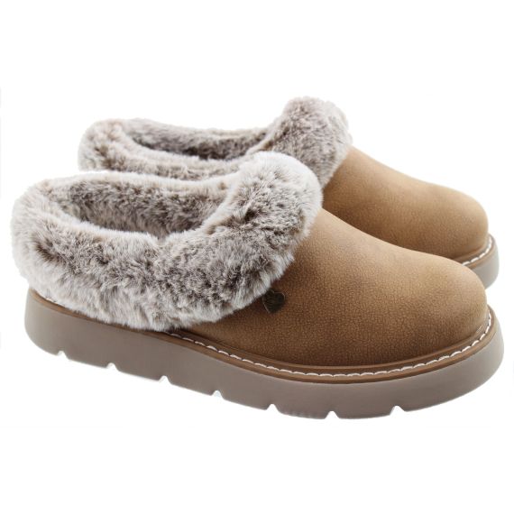 SKECHERS Ladies 114762 Keepsakes Slippers In Chestnut