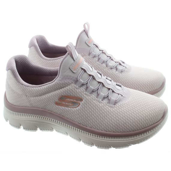 SKECHERS Ladies 150668 Summits Plus Trainers In Light Mauve 