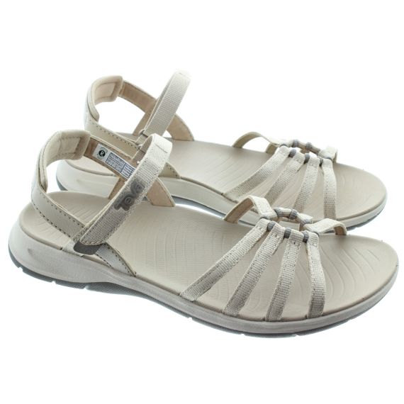 TEVA Ladies Tirra Traveler Sandals In Cream
