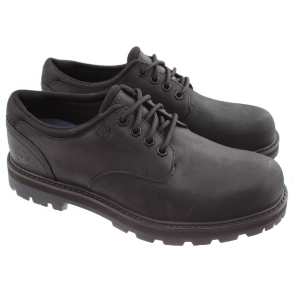 TIMBERLAND Mens Britton Road Waterproof Shoes In Black Leather