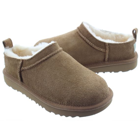 UGG Kids Classic Micro Boots In Chestnut